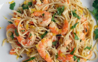 Linguine with Shrimp Scampi