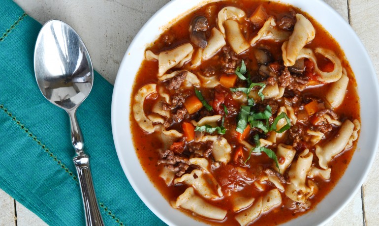Lasagna Soup