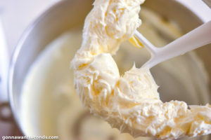 How to make Louisiana Crunch Cake, beating the butter