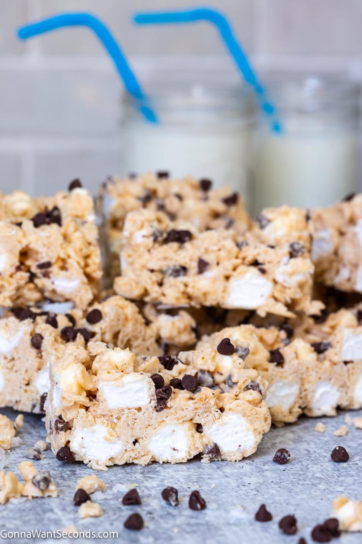 stacked avalanche rice krispie treats 