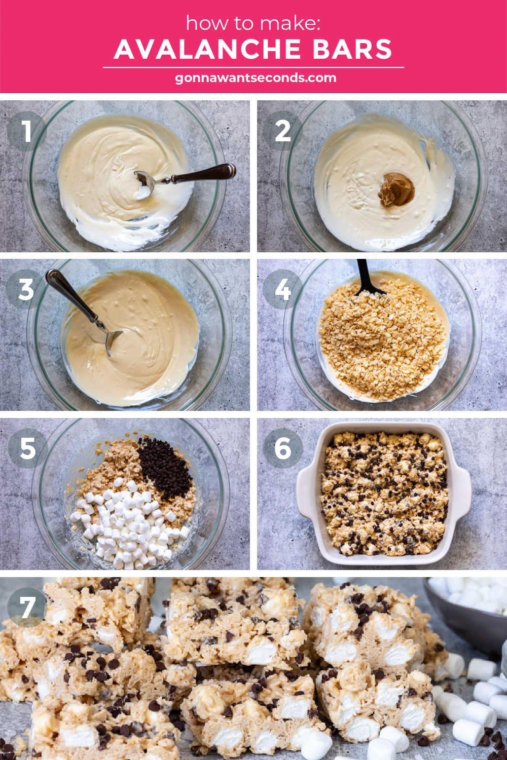 Step by step How to make avalanche bars