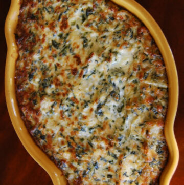 easy spinach and artichoke dip