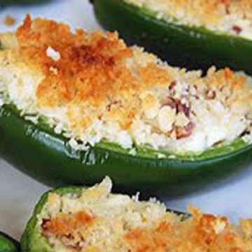Cream Cheese and Bacon Stuffed Jalapeno Poppers