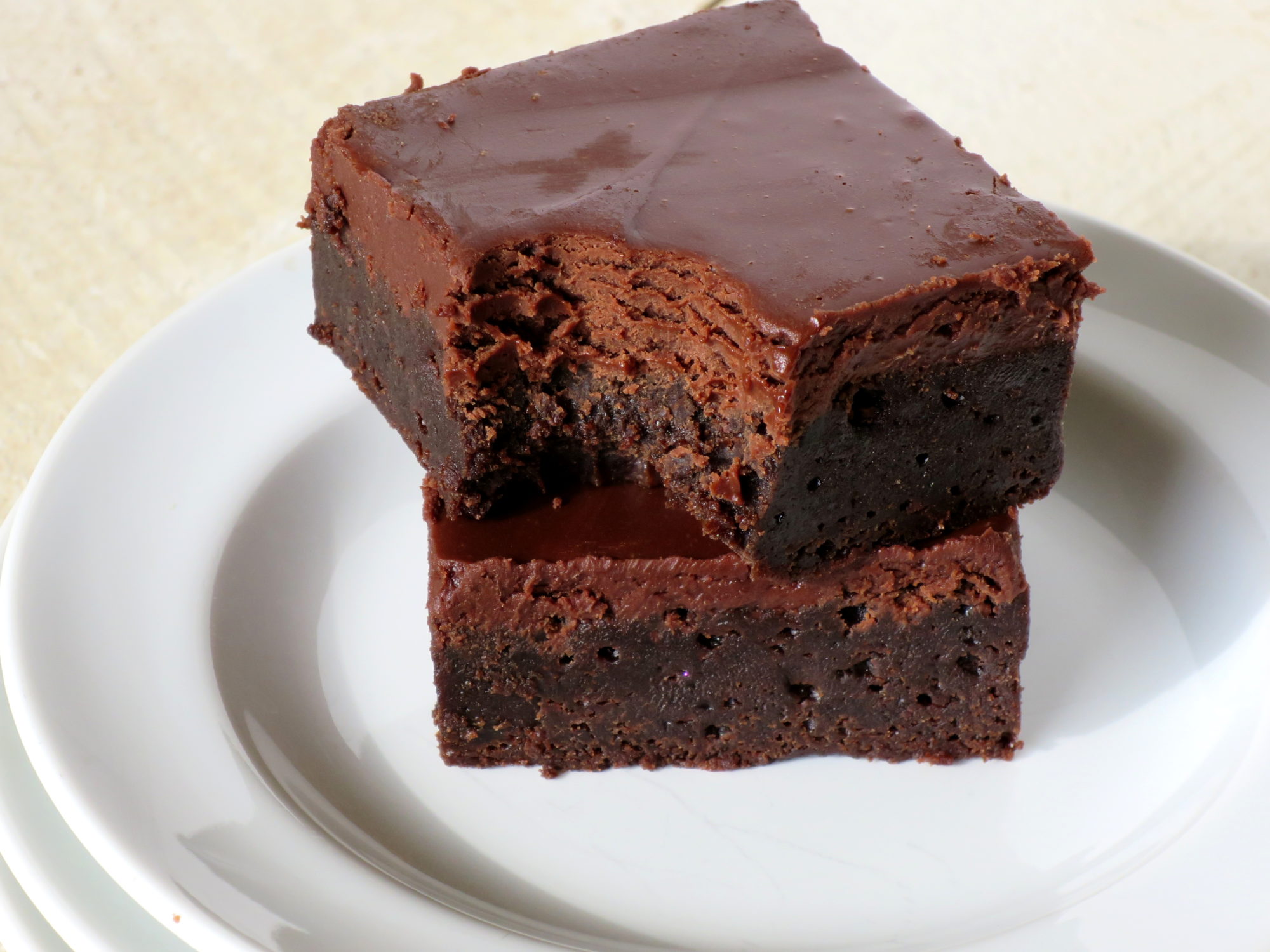 Frosted Fudge Brownies 
