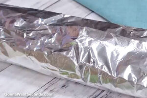 How to make mississippi sin dip with ham , wrapping with foil