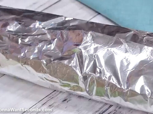 How to make mississippi sin dip with ham , wrapping with foil