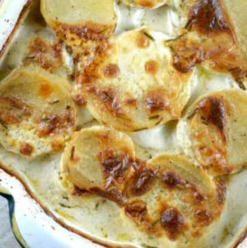 Boursin Cheese Scalloped Potatoes