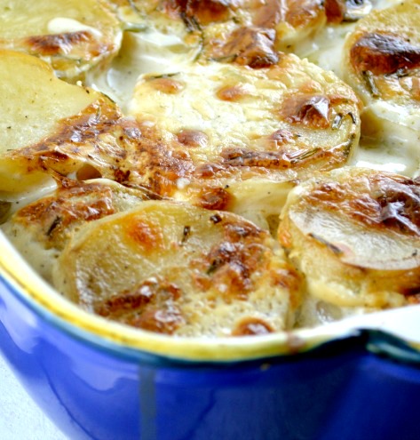 Boursin Cheese Scalloped Potatoes 