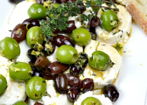 Goat Cheese-with-Olive-Lemon-and -Thyme