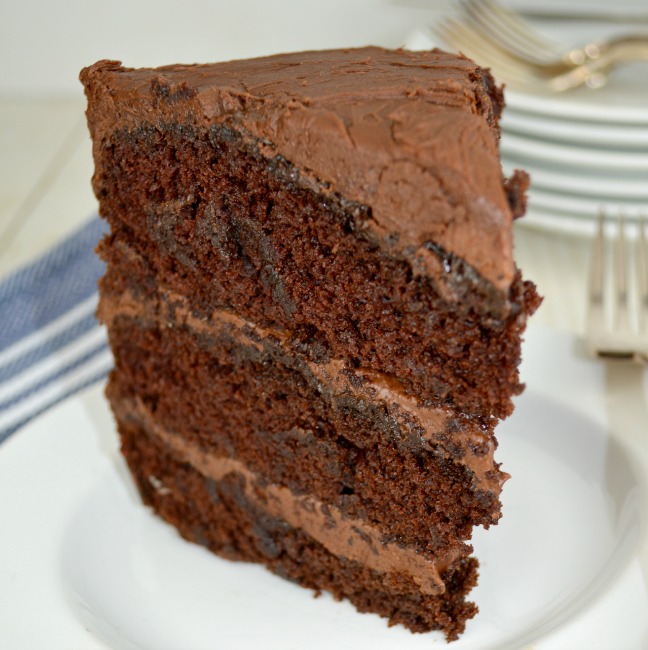 Triple Layer Chocolate Cake 