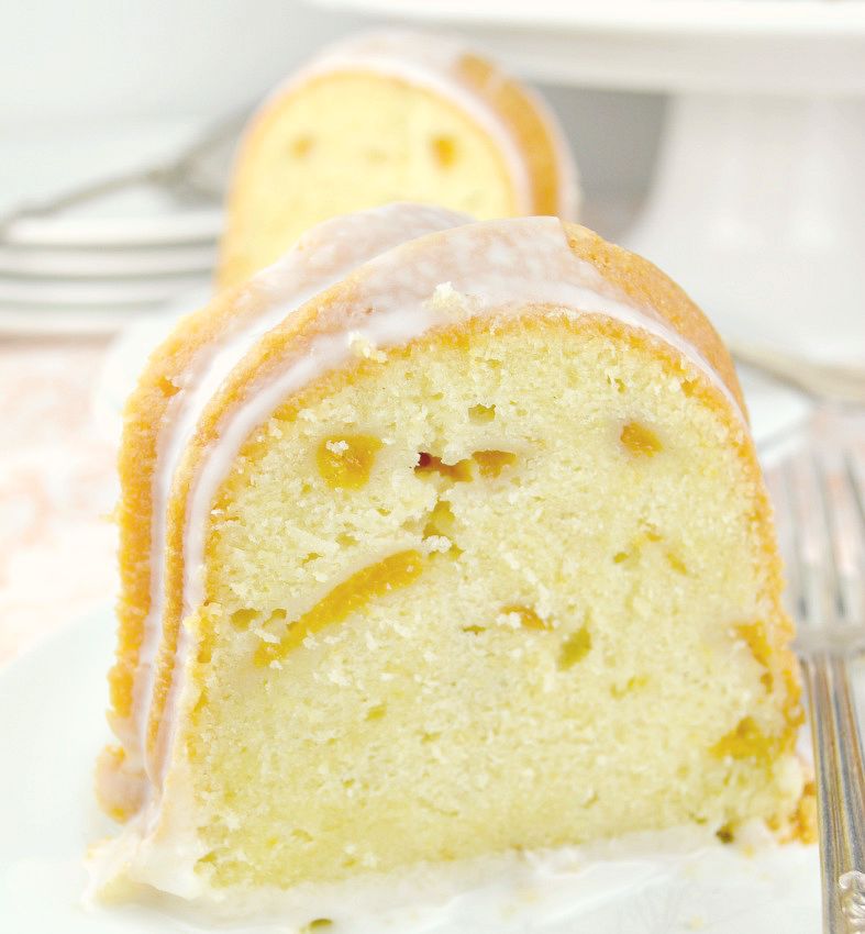 Peach Pound Cake | 18 Pound Cake Recipes For Your Next Gathering