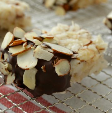 Chocolate-Dipped-Coconut-Macaroons