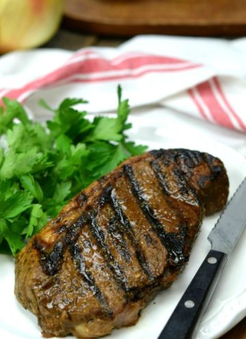 A Medium Rare Steak Marinated in The Best Steak Marinade