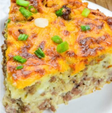 Impossible Cheeseburger Pie Recipe with Bisquick