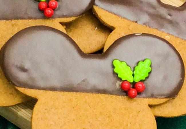 Gingerbread Mickey Cookies