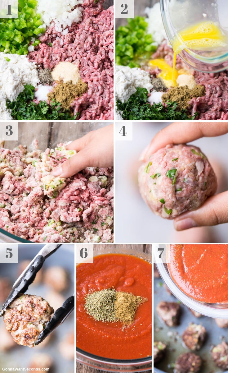 Step By Step How To Make Mexican Meatballs