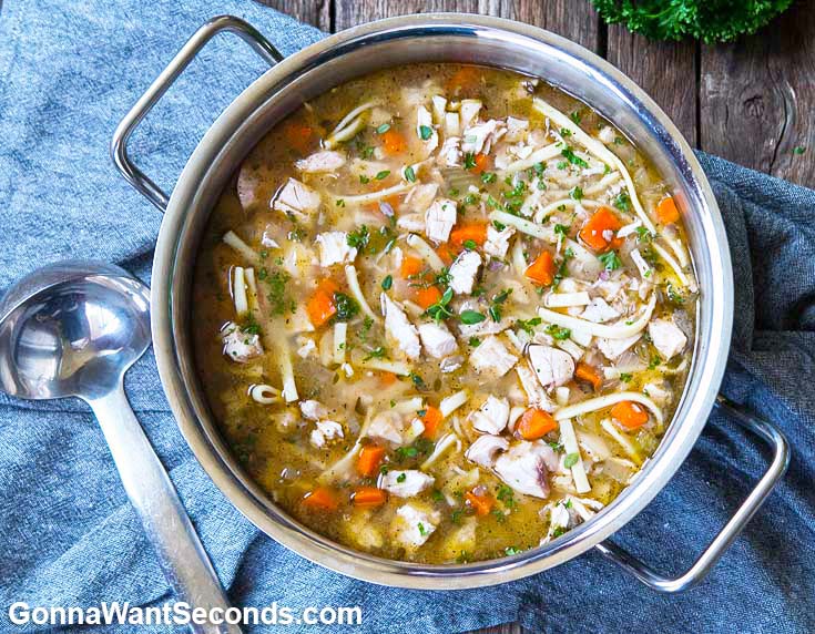 Chicken Noodle Soup - {My Grandma's Recipe} Gonna Want Seconds
