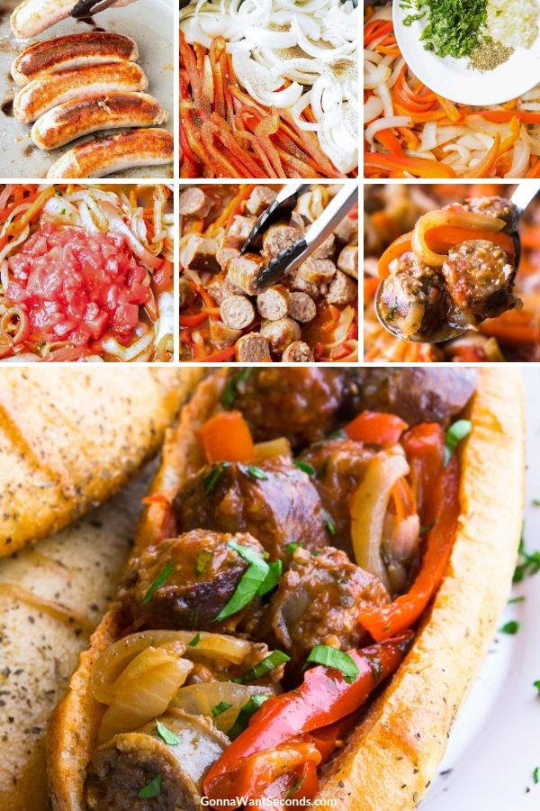 Step By Step How To Make Italian Sausage and Peppers