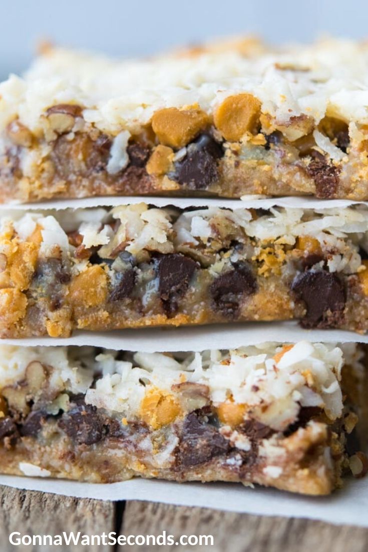 7 Layer Bars stack on top of each other 