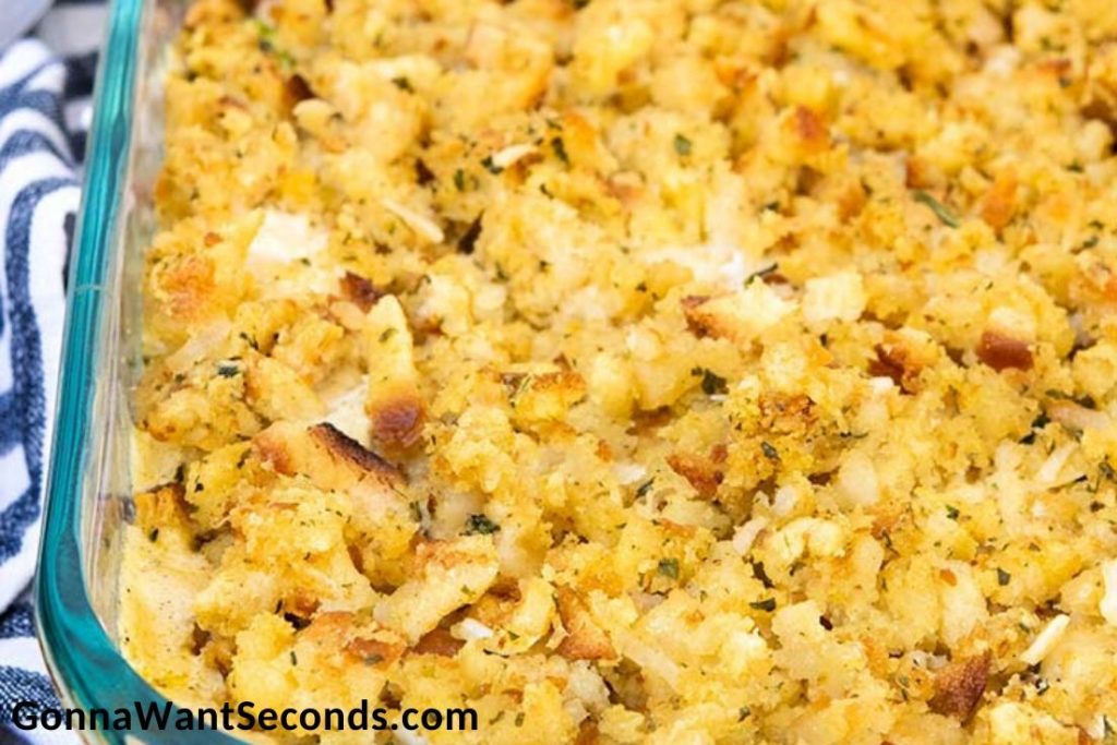 Chicken Stuffing Casserole Gonna Want Seconds