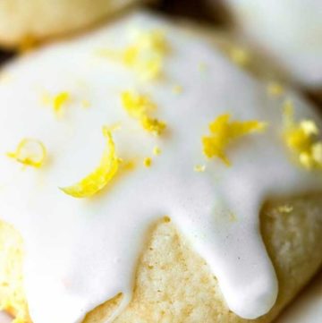 Lemon Ricotta Cookies, close up
