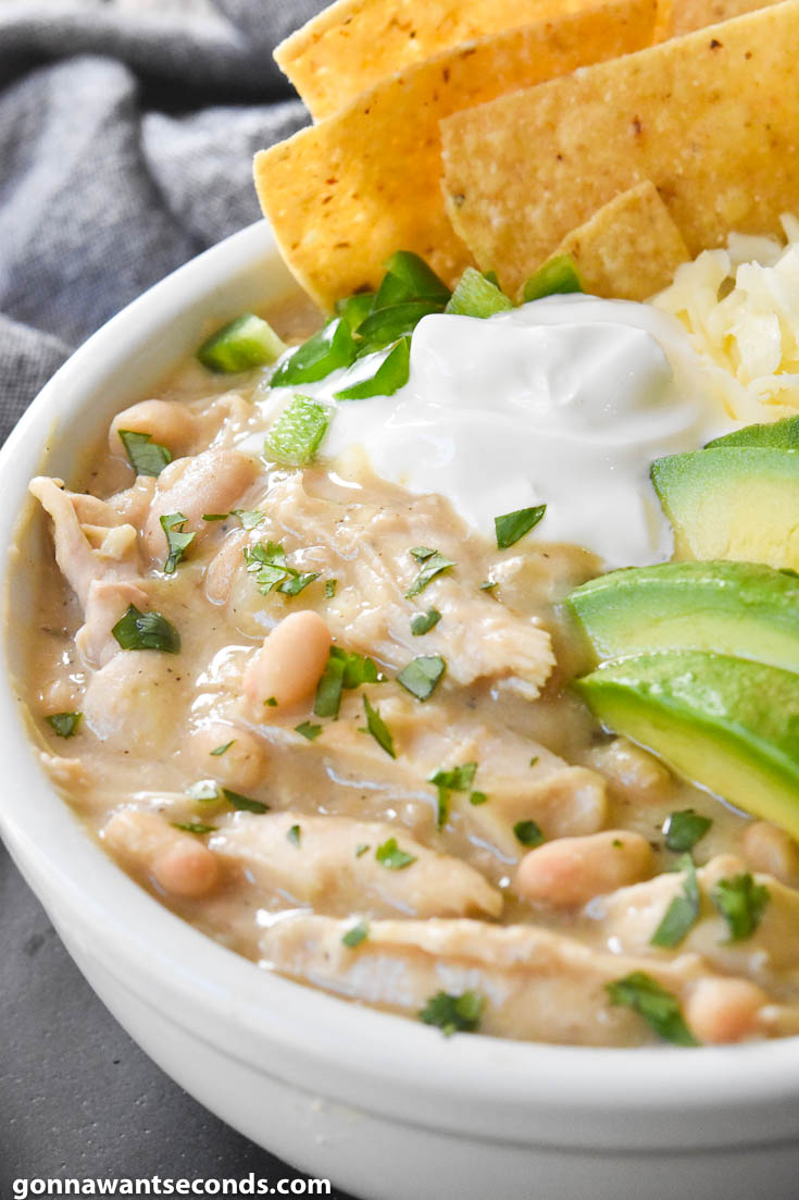 Crockpot White Chicken Chili Prep In 15 Mins Gonna Want Seconds,Whole Salmon On The Grill