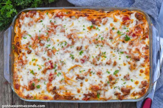 Baked Spaghetti {Pure Comfort!}