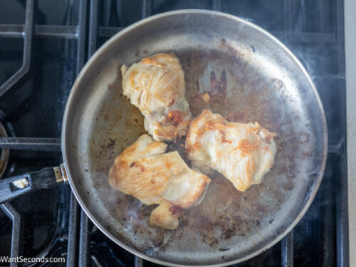 How to make Crockpot Chicken and Dumplings , brown the chicken