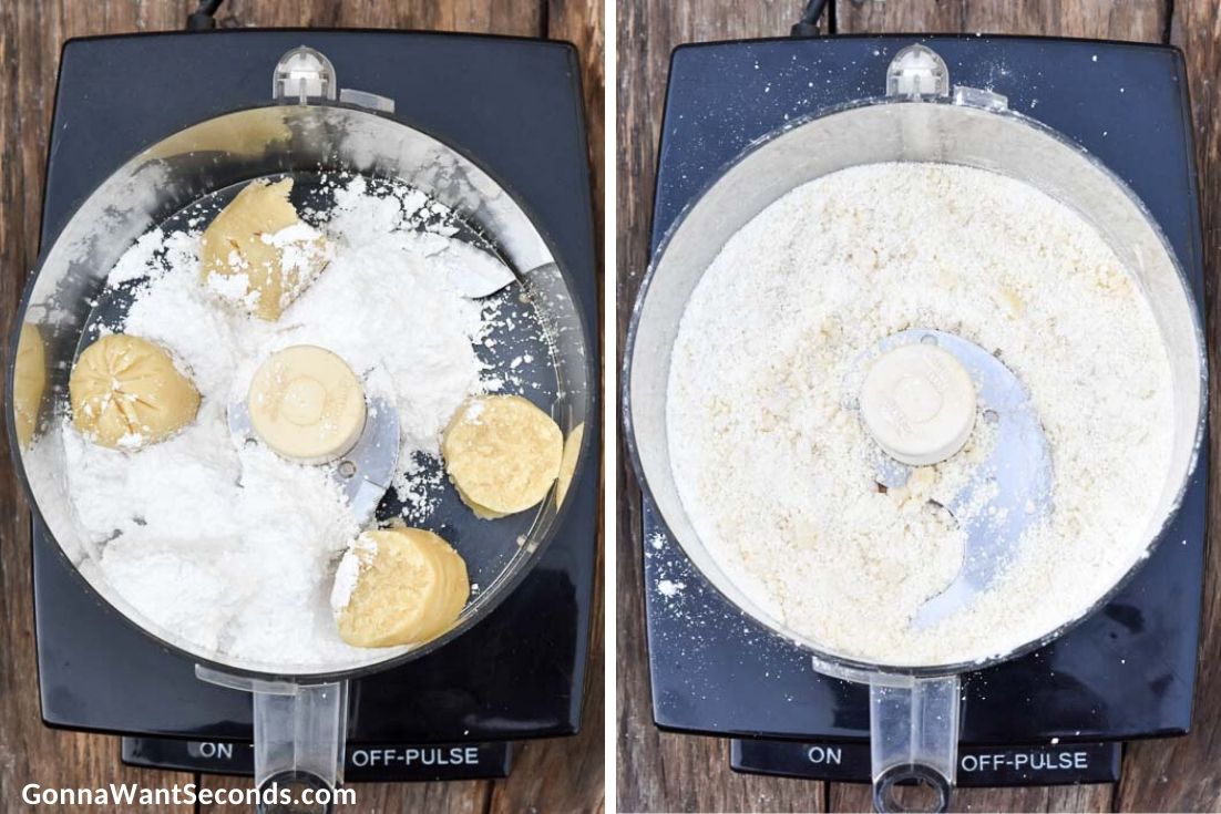 How to make pignoli cookies, ingredients in the food processor