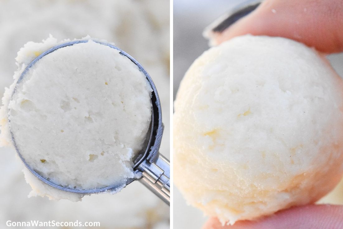 How to make ricotta cookies, making the cookie dough