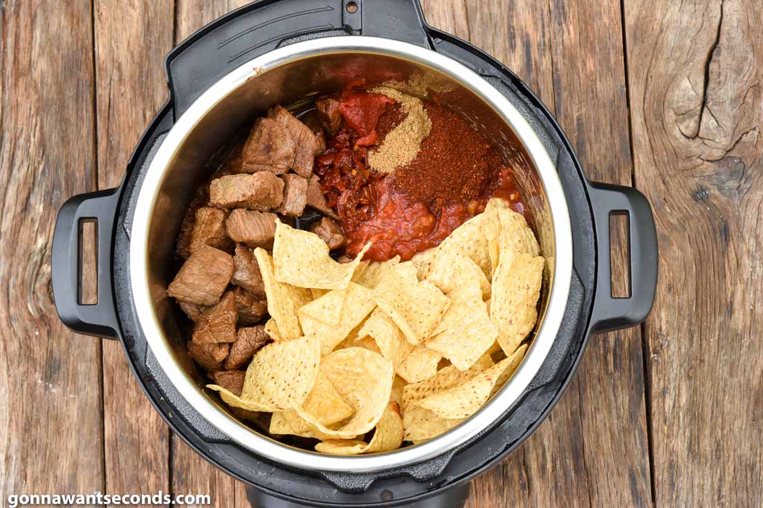 How to make Alton Brown chili, mixing all recipes in instant pot