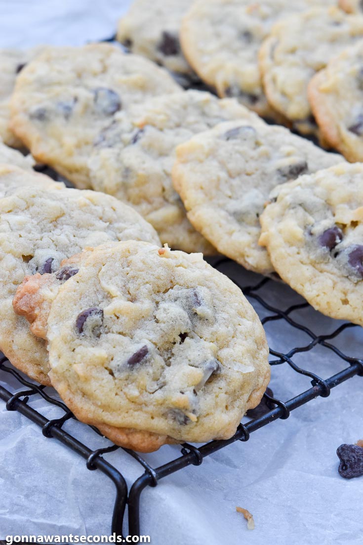Coconut Chocolate Chip Cookies (Moist & Chewy!) - Gonna Want Seconds