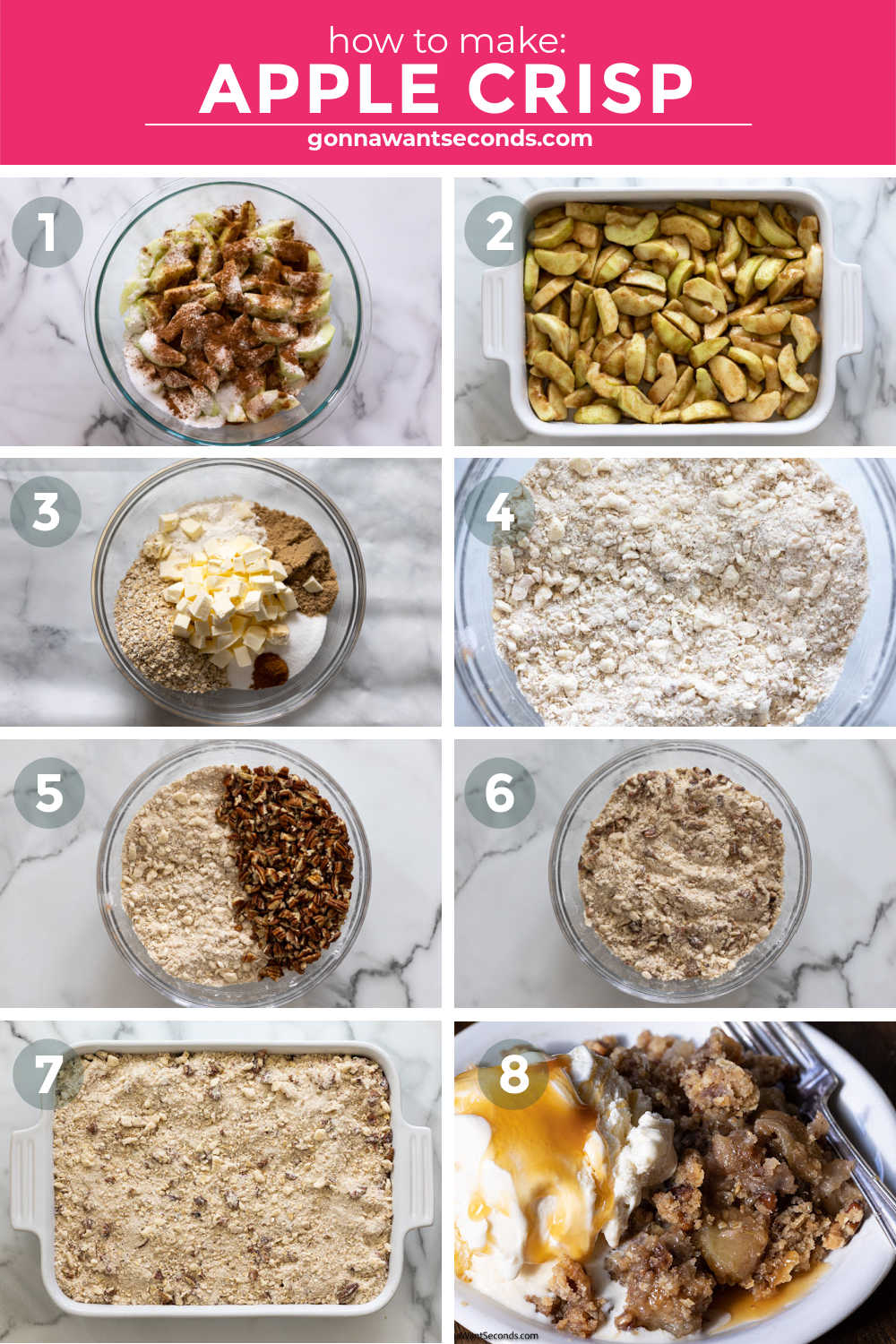 how to make apple crisp with oatmeal