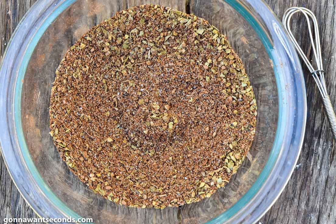 How to make Chili Seasoning, mixed seasoning in a mixing bowl