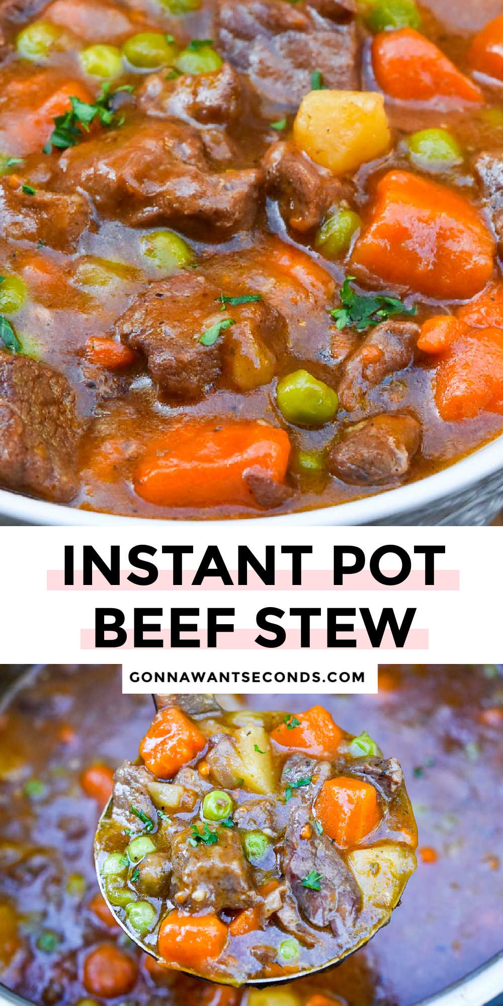 Instant Pot Beef Stew {Quick+Easy} Gonna Want Seconds