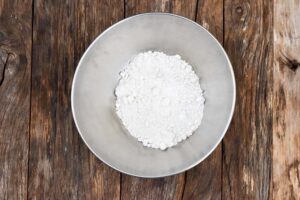Step 1 how to make Bisquick rolled biscuit, Whisk together Bisquick, baking powder, and sugar.
