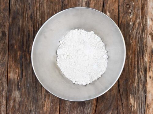 Step 1 how to make Bisquick rolled biscuit, Whisk together Bisquick, baking powder, and sugar.