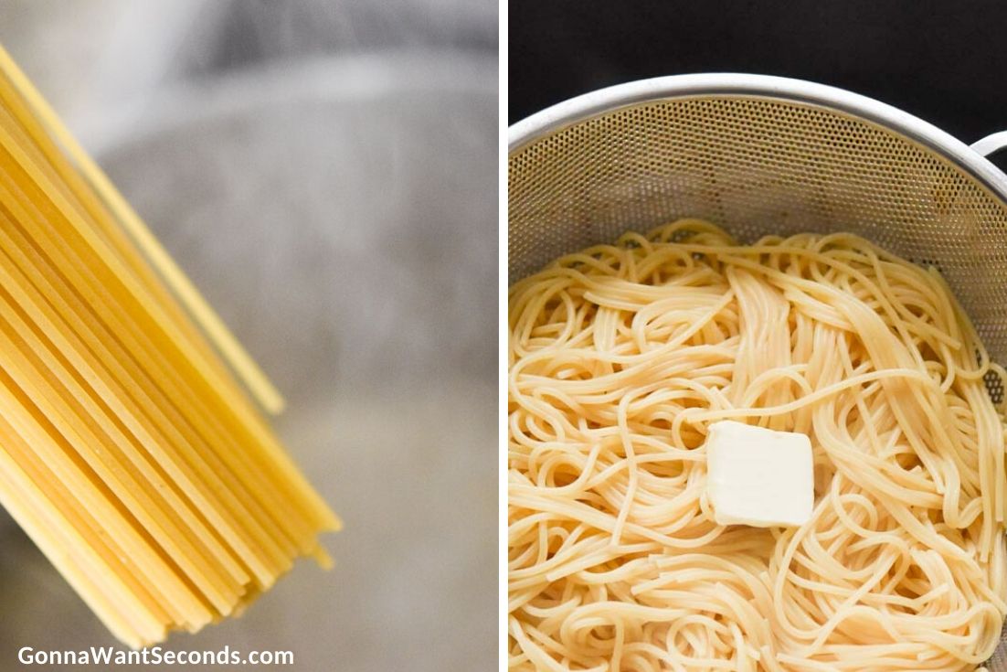 How to make Crack chicken spaghetti bake, cooking spaghetti