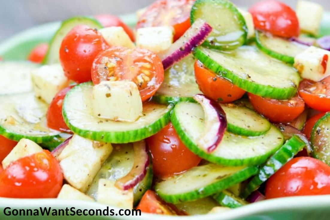 Easter Side Dishes, Cucumber Tomato Salad