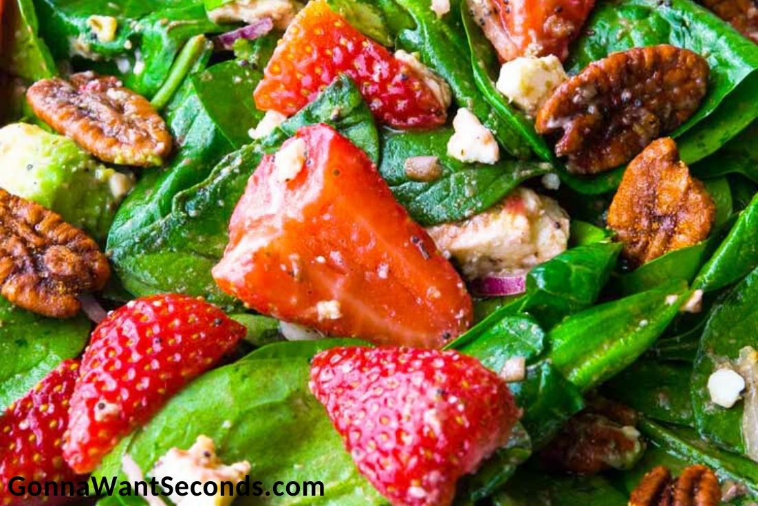 Easter Brunch Recipes, Strawberry Spinach Salad