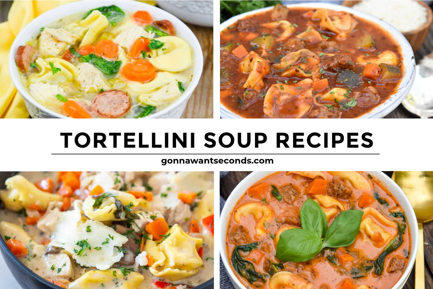 Tortellini Soup Recipes montage