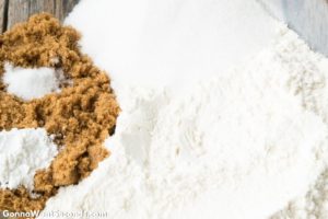 How to make Pecan Pie Cobbler, combining topping ingredients