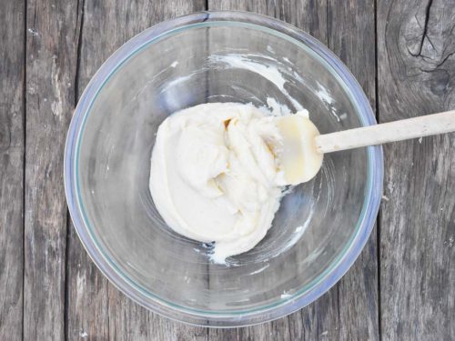 How to make Vanillekipferl, cream butter and sugar