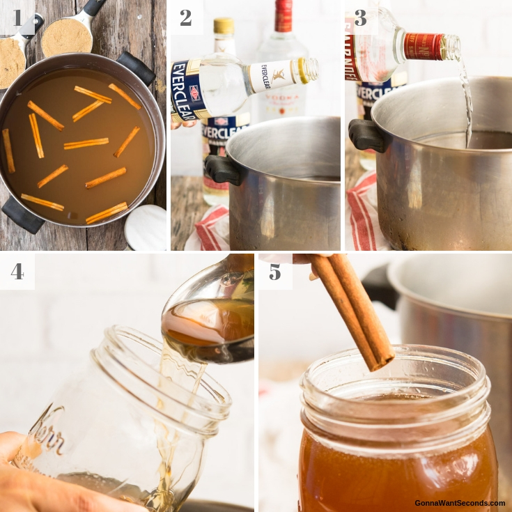 Step By Step How To Make Apple Pie Moonshine