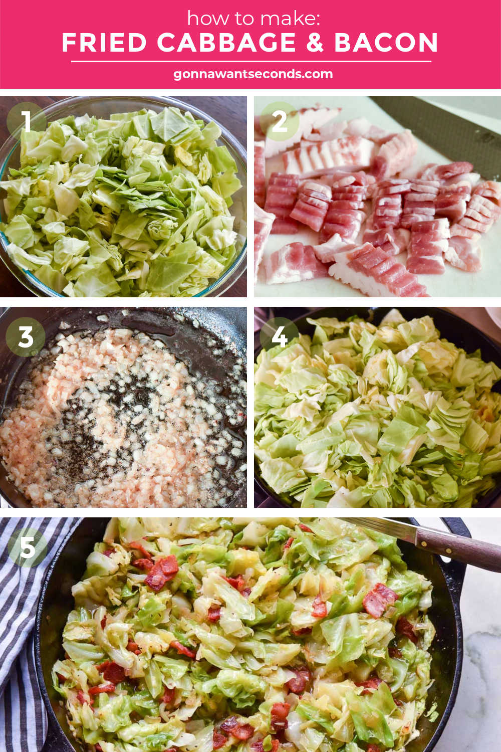 how to cook cabbage with bacon