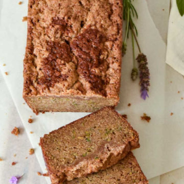 Fluffy and moist, my Zucchini Bread recipe takes fresh from the garden zucchini & transforms it into a bread perfect for breakfast, lunch, dessert, & beyond!