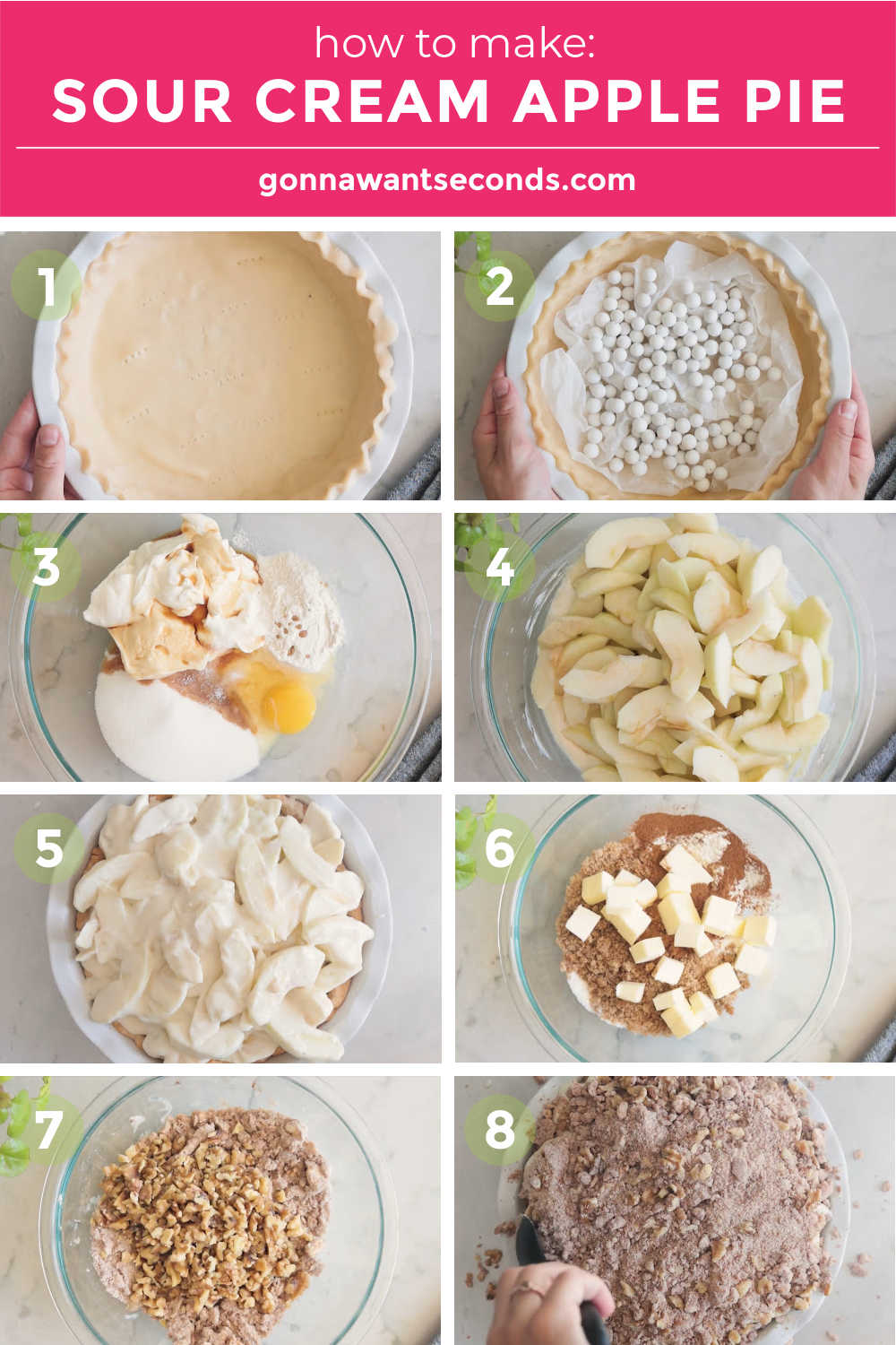 How To Make Sour Cream Apple Pie