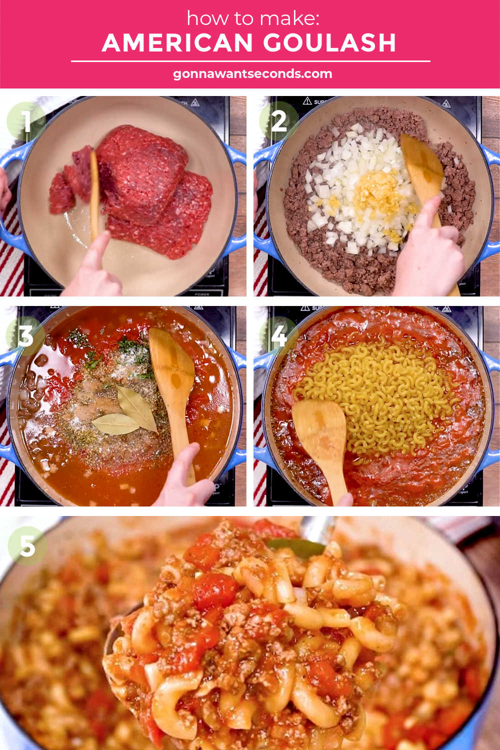 How to make american goulash with cheese