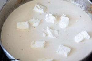 How to make creamy lemon pasta, adding cream cheese