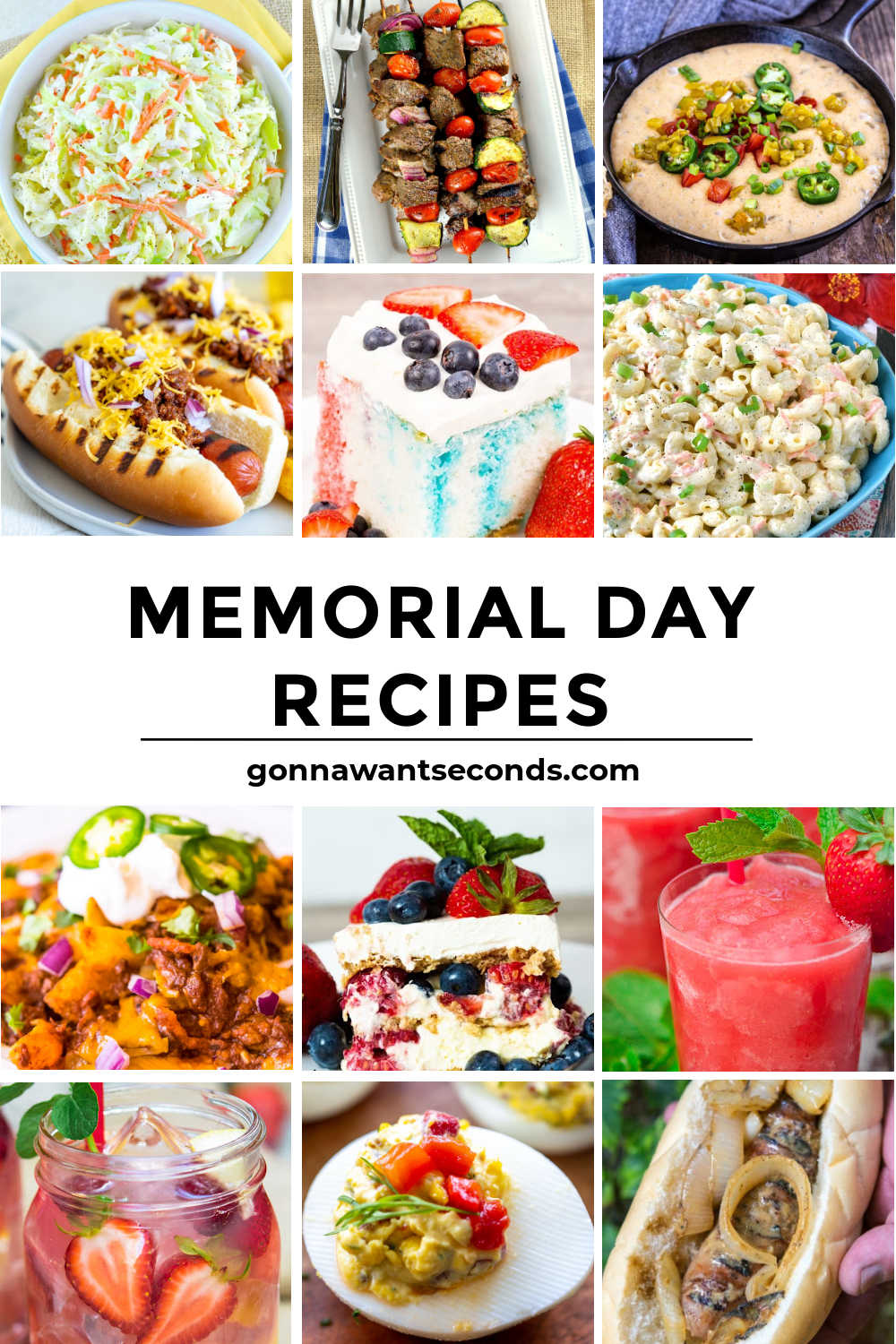 Memorial Day Recipes montage 1